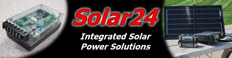 Solar 24 - Intelligent Solar Power Supply with Integrated Battery Power